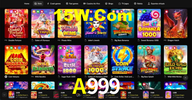 A999: Seu Cassino Premiado com Pagamentos Rápidos